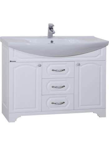 Тумба с раковиной Bellezza Камелия 95 белая