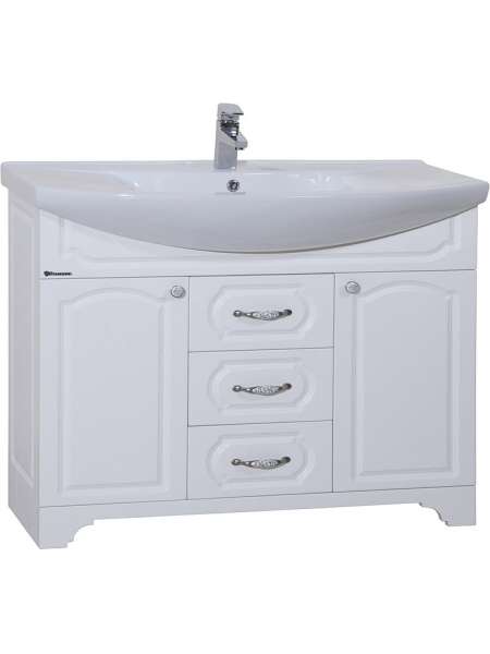 Тумба с раковиной Bellezza Камелия 95 белая