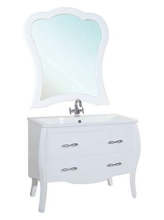 Тумба с раковиной Bellezza Грация 90 белая