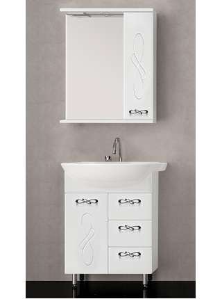 Тумба с раковиной Style Line Венеция 65 белая