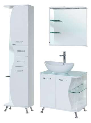 Тумба с раковиной Bellezza Рио 70 L белая