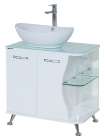 Тумба с раковиной Bellezza Рио 70 L белая