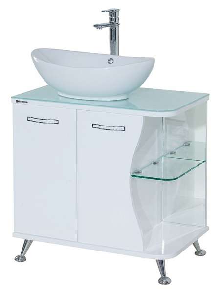 Тумба с раковиной Bellezza Рио 70 L белая