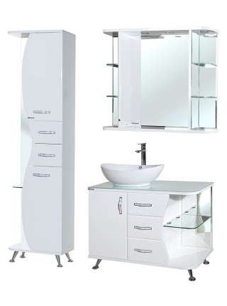 Тумба с раковиной Bellezza Рио 90 L белая