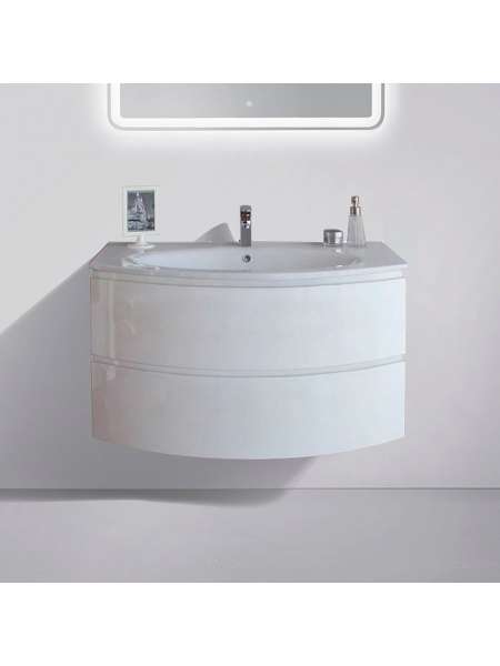 Тумба с раковиной BelBagno Prospero 100 bianco lucido