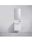 Тумба с раковиной BelBagno Mini 50 bianco lucido левая