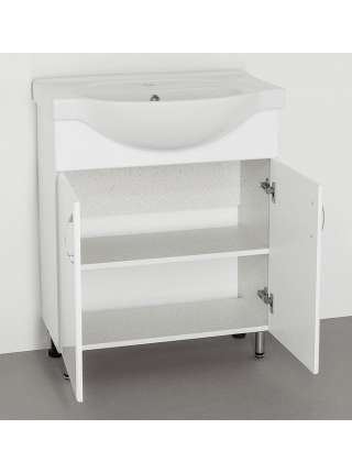 Тумба с раковиной Style Line Эко Стандарт №23 70 белая