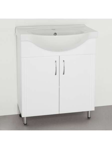 Тумба с раковиной Style Line Эко Стандарт №23 70 белая