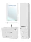Тумба с раковиной Bellezza Берта подвесная 60 белая