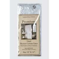 Шторка защитная, 1.83 м, винил, матовый, серия Gauge, Carnation Home Fashions