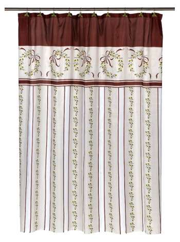 Штора для ванной Carnation Home Fashions Victorian Christmas