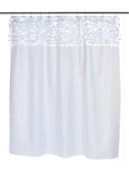 Штора для ванной Carnation Home Fashions Jasmine White