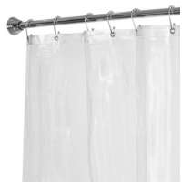 Шторка защитная, 1.83 м, винил, прозрачный, серия Gauge, Carnation Home Fashions
