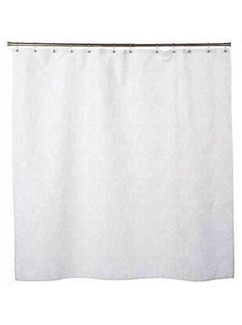 Штора для ванной Carnation Home Fashions Damask Ivory