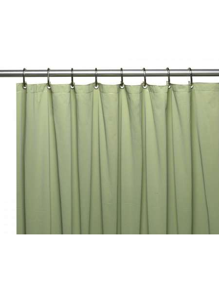 Шторка защитная, 1.83 м, винил, салатовый, серия Gauge, Carnation Home Fashions