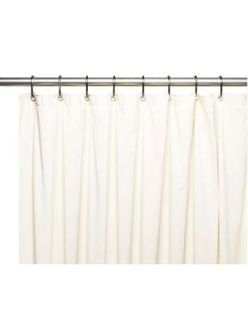 Шторка защитная, 1.83 м, винил, слоновая кость, серия Gauge, Carnation Home Fashions