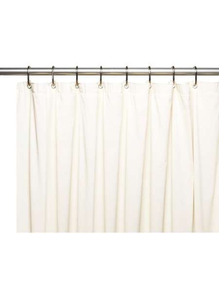 Шторка защитная, 1.83 м, винил, слоновая кость, серия Gauge, Carnation Home Fashions