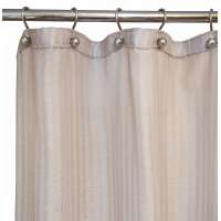 Шторка для ванной Rio C/4 + Liso Beige, 180х200 см, полиэстер/лен, серый, серия Шторки для ванной комнаты, Arti-Deco