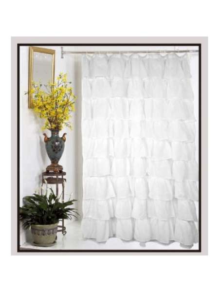 Шторка белая Carnation Home Fashions Carmen SCVOIL/CAR/21