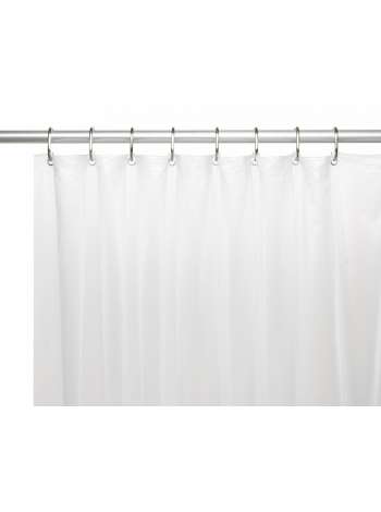 Шторка защитная, 183 см, винил, матовый, серия Gauge, Carnation Home Fashions