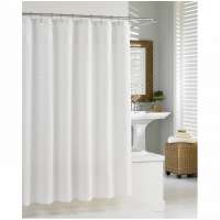Шторка для ванной Waffle White, 183х183 см, хлопок, белый, серия Прочее, Kassatex