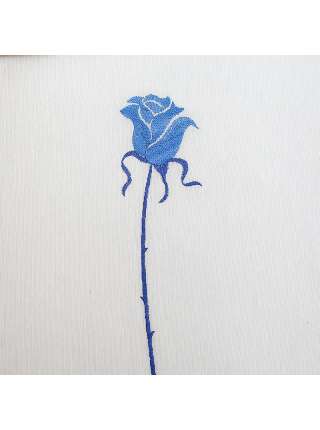 Штора для ванной Arti-Deco Rosas C. Blue 180x200