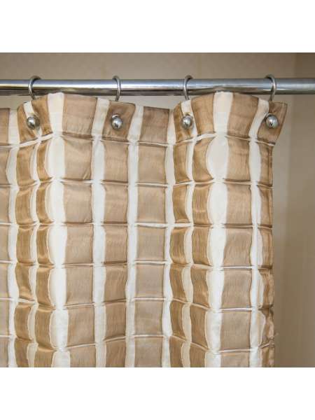 Шторка для ванной 300x200 cм. Arti-Deco Reno Beige 300х200 бежевый + Liso Beige AREN3020B-2