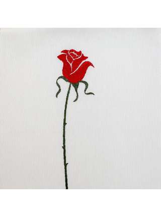 Штора для ванной Arti-Deco Rosas C. Red 180x200