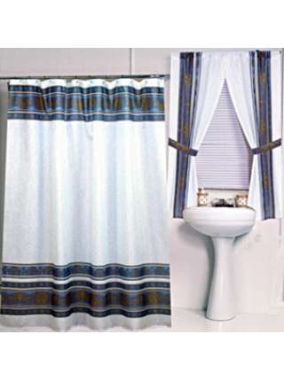 Штора для ванной Carnation Home Fashions Fleur FSC-FL/24