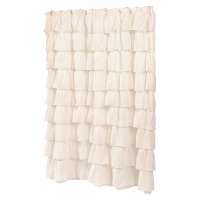 Шторка для ванной, 1.83 м, полиэстер, слоновая кость, серия Carmen, Carnation Home Fashions