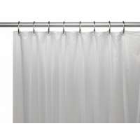 Шторка защитная, 1.83 м, винил, белый, серия Gauge, Carnation Home Fashions