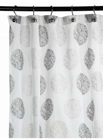 Штора для ванной Arti-Deco Aviles Grey 180x200 двойная