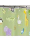 Шторка для ванной Zoo Friends Garden, 183х183 см, хлопок, декор, серия Прочее, Kassatex