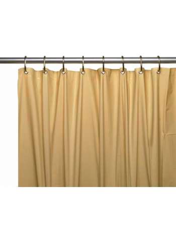 Шторка защитная, 1.83 м, винил, золотистый, серия Gauge, Carnation Home Fashions