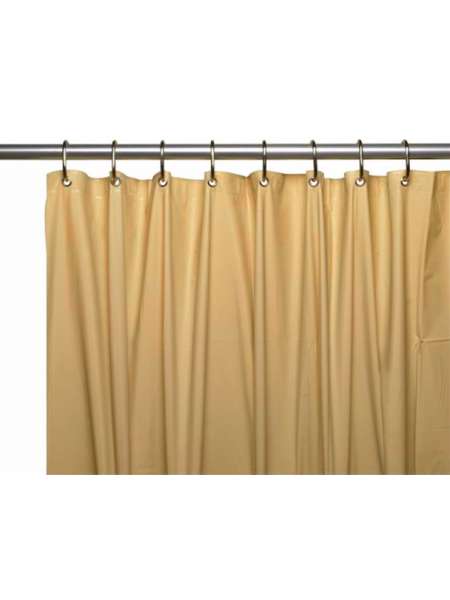 Шторка защитная, 1.83 м, винил, золотистый, серия Gauge, Carnation Home Fashions