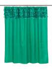 Штора для ванной Carnation Home Fashions Jasmine Emerald