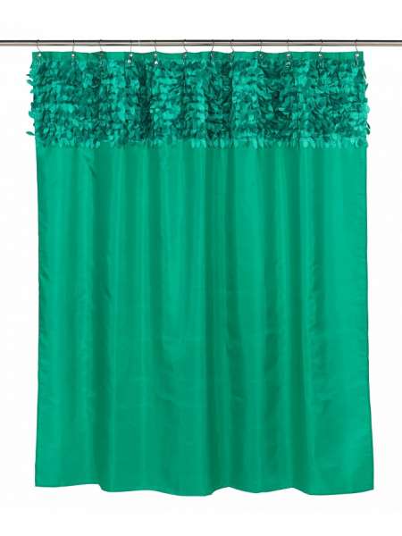 Штора для ванной Carnation Home Fashions Jasmine Emerald