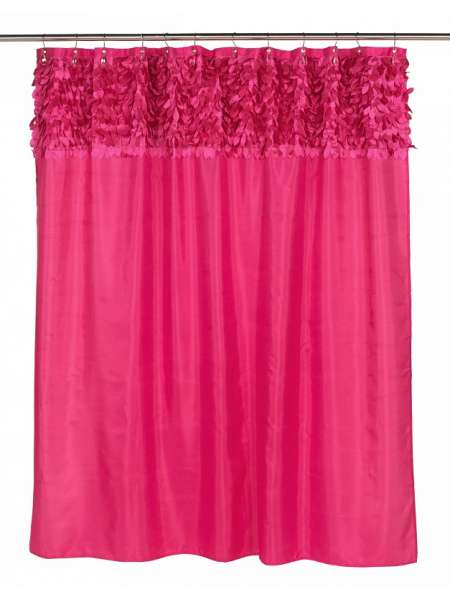 Штора для ванной Carnation Home Fashions Jasmine Raspberry