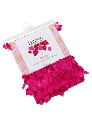 Штора для ванной Carnation Home Fashions Jasmine Raspberry