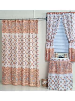 Штора для ванной Carnation Home Fashions South Beach