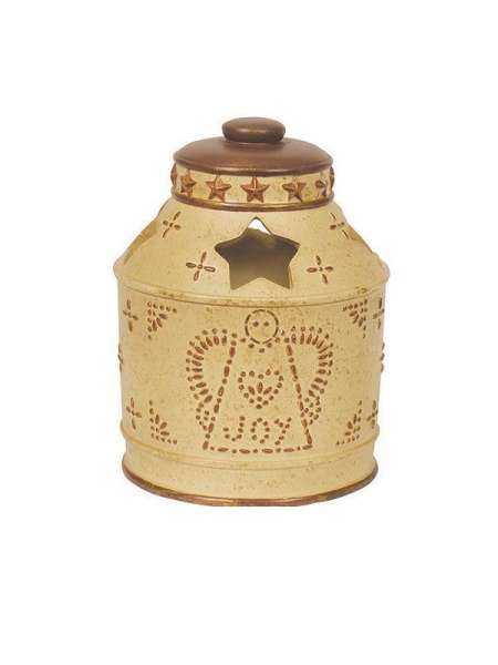 Стакан для зубных щеток Punched Tin, 11.4 см, полистоун, коричневый, серия Стаканы, Blonder Home