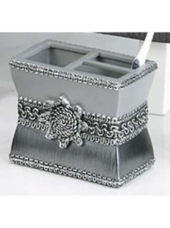 Стакан для зубных щеток Avanti Braided Medallion Silver 11166B-SLV