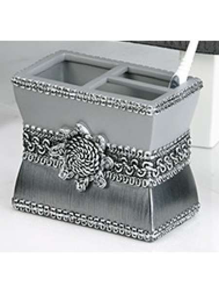 Стакан для зубных щеток Avanti Braided Medallion Silver 11166B-SLV