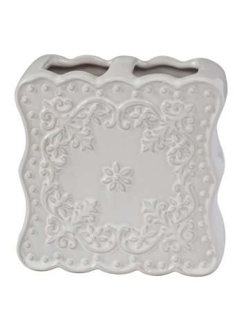 Стакан для зубных щеток Creative Bath Ruffles RUF60WH