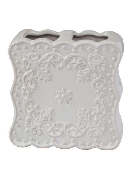 Стакан для зубных щеток Creative Bath Ruffles RUF60WH