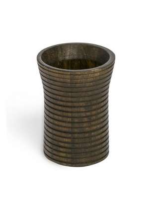 Стакан для зубной пасты, 10.5 см, каучуковое дерево, серия Rubber Wood (Eko), Kassatex