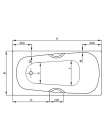 Стальная ванна Bette Form Safe 3800 2GR, AD, PLUS, AR