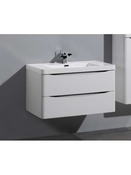 Тумба с раковиной BelBagno Ancona-N 1200 2C SO BL bianco lucido подвесная