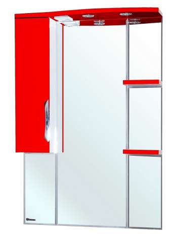Зеркало-шкаф Bellezza Лагуна 75 L красный