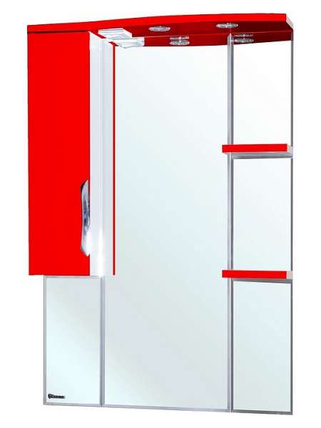 Зеркало-шкаф Bellezza Лагуна 75 L красный